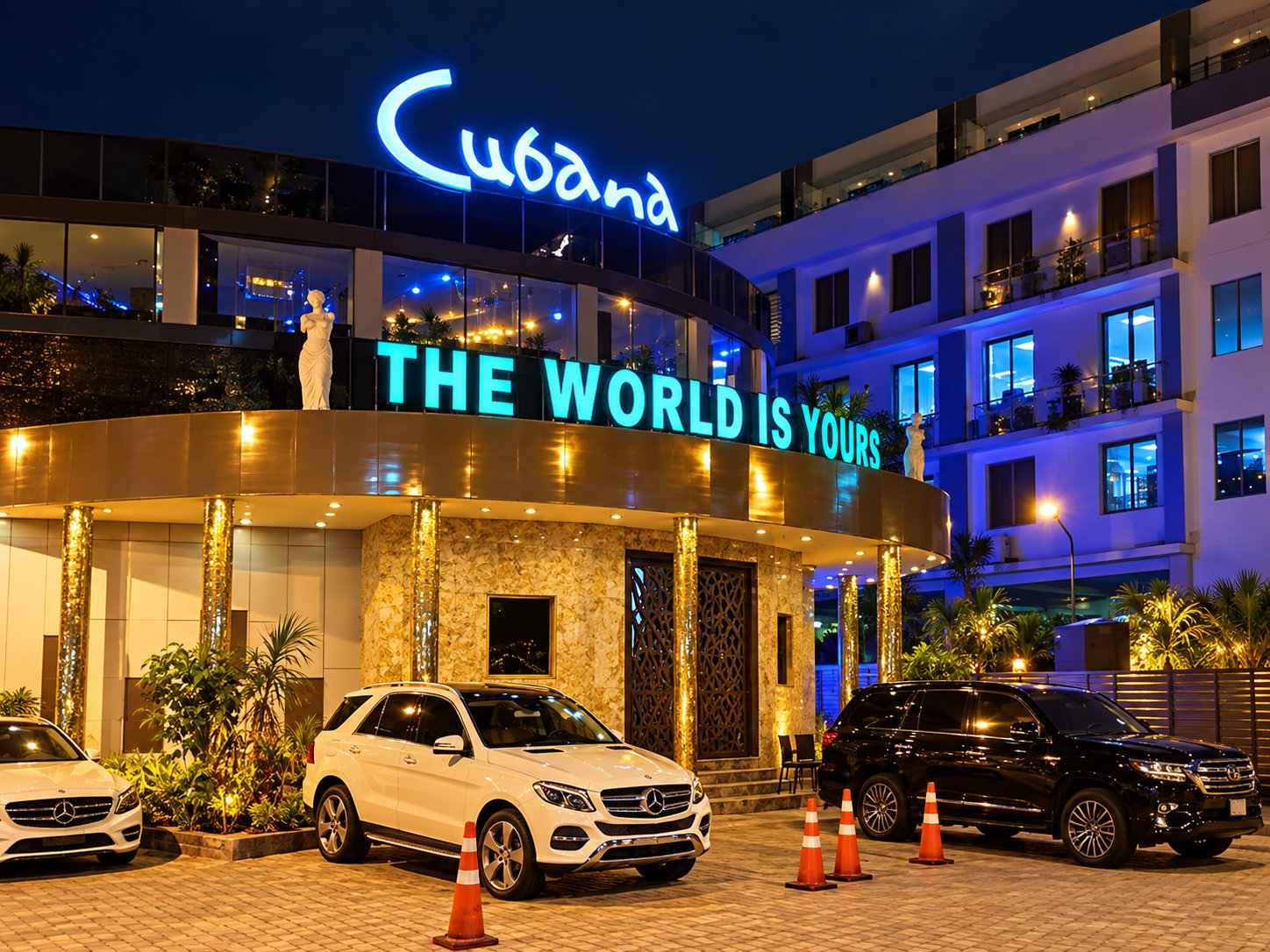 Cubana Hall reception venue in Enugu